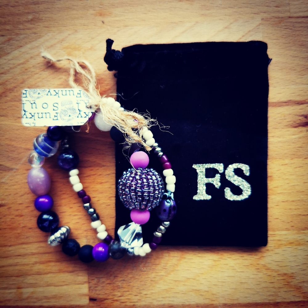 NEW FUNKY SOUL LADYBUG BRACELET